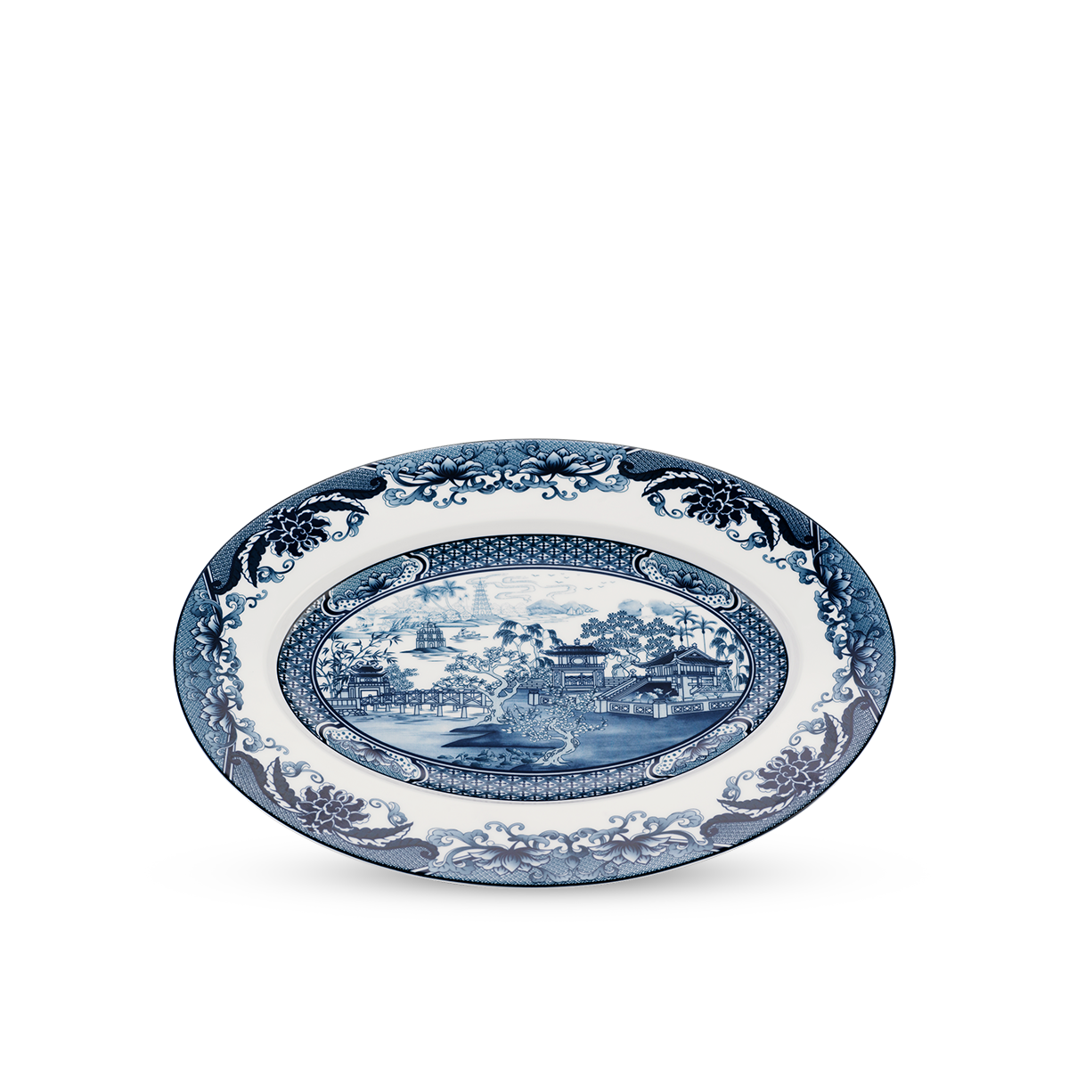 Dĩa oval - Hoàng Cung - Hồn Việt