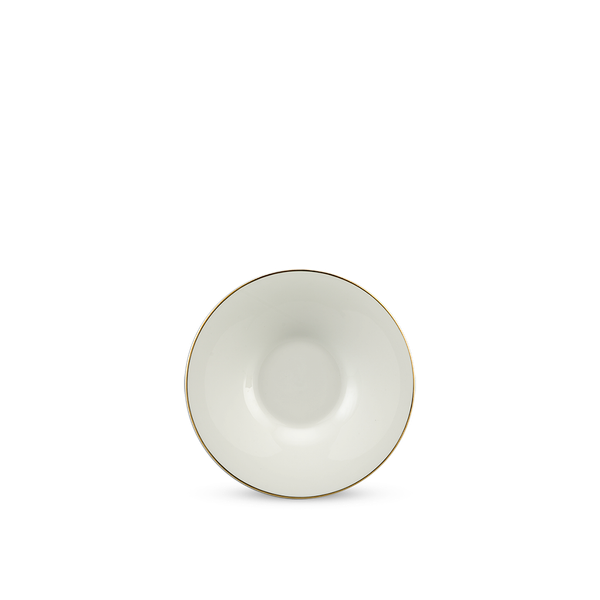 Dĩa lót - Tulip Ngà - Chỉ Vàng