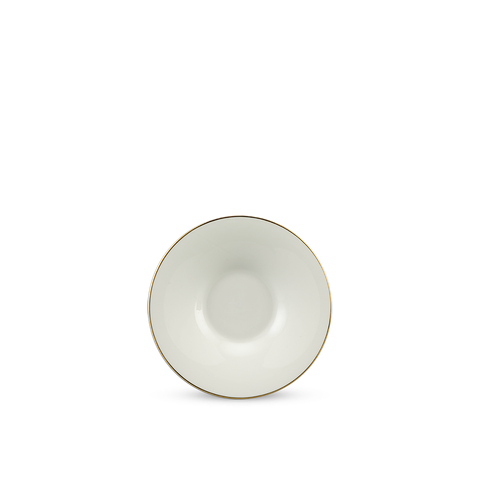  Dĩa lót - Tulip Ngà - Chỉ Vàng 