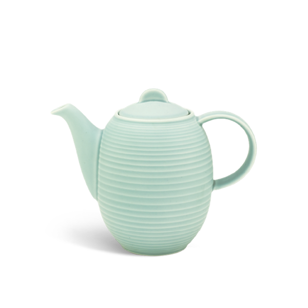 Bình trà cao + nắp - Cordon - Men Ngọc Sương Mờ