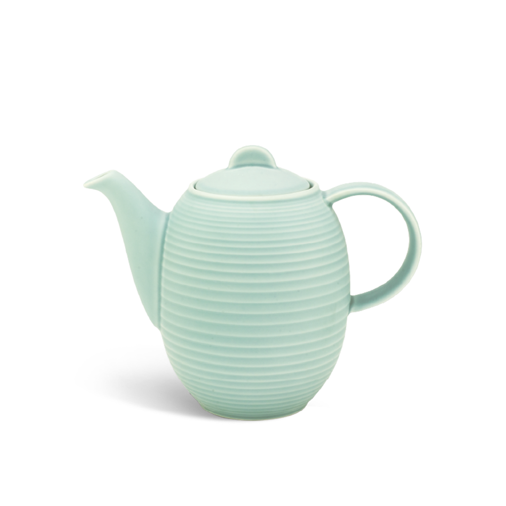 Bình trà cao + nắp - Cordon - Men Ngọc Sương Mờ