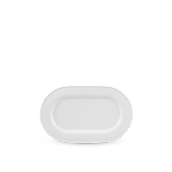 Dĩa oval - Sago - Trắng