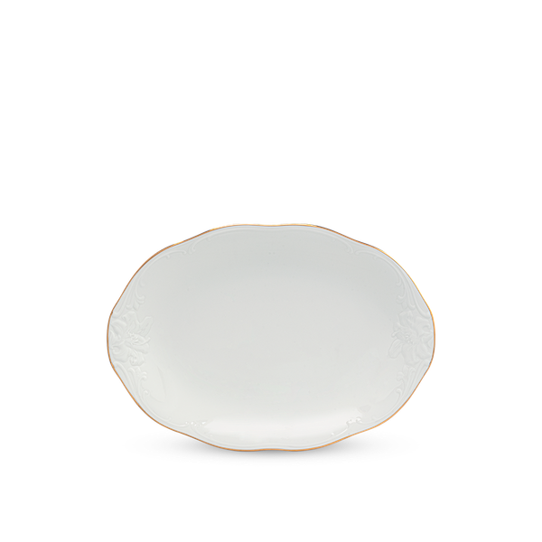 Dĩa oval - Đài Các IFP - Chỉ Vàng