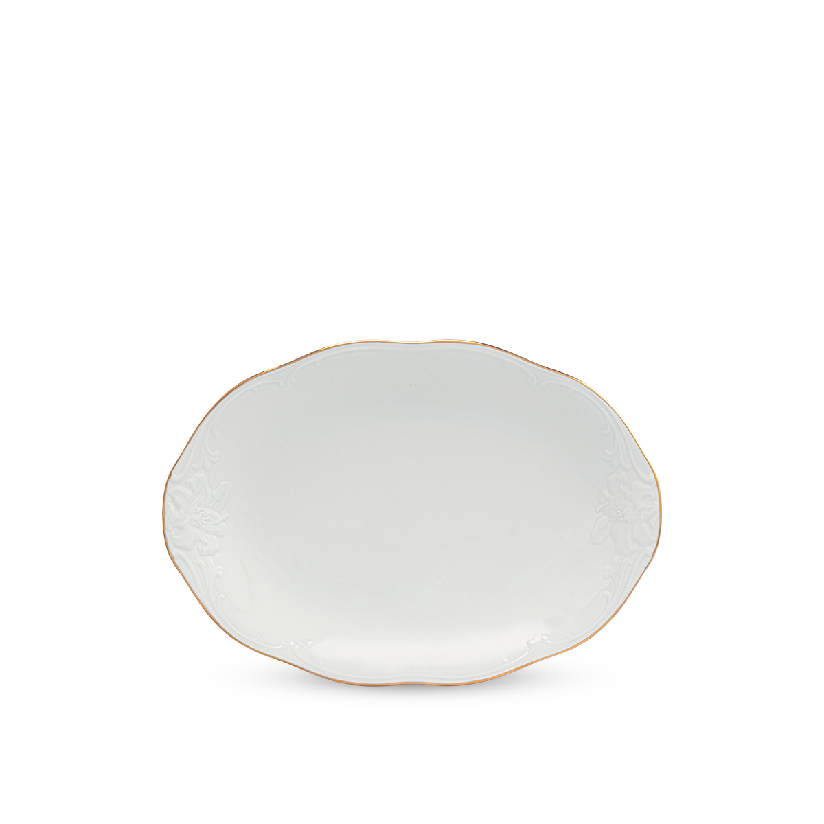 Dĩa oval - Đài Các IFP - Chỉ Vàng