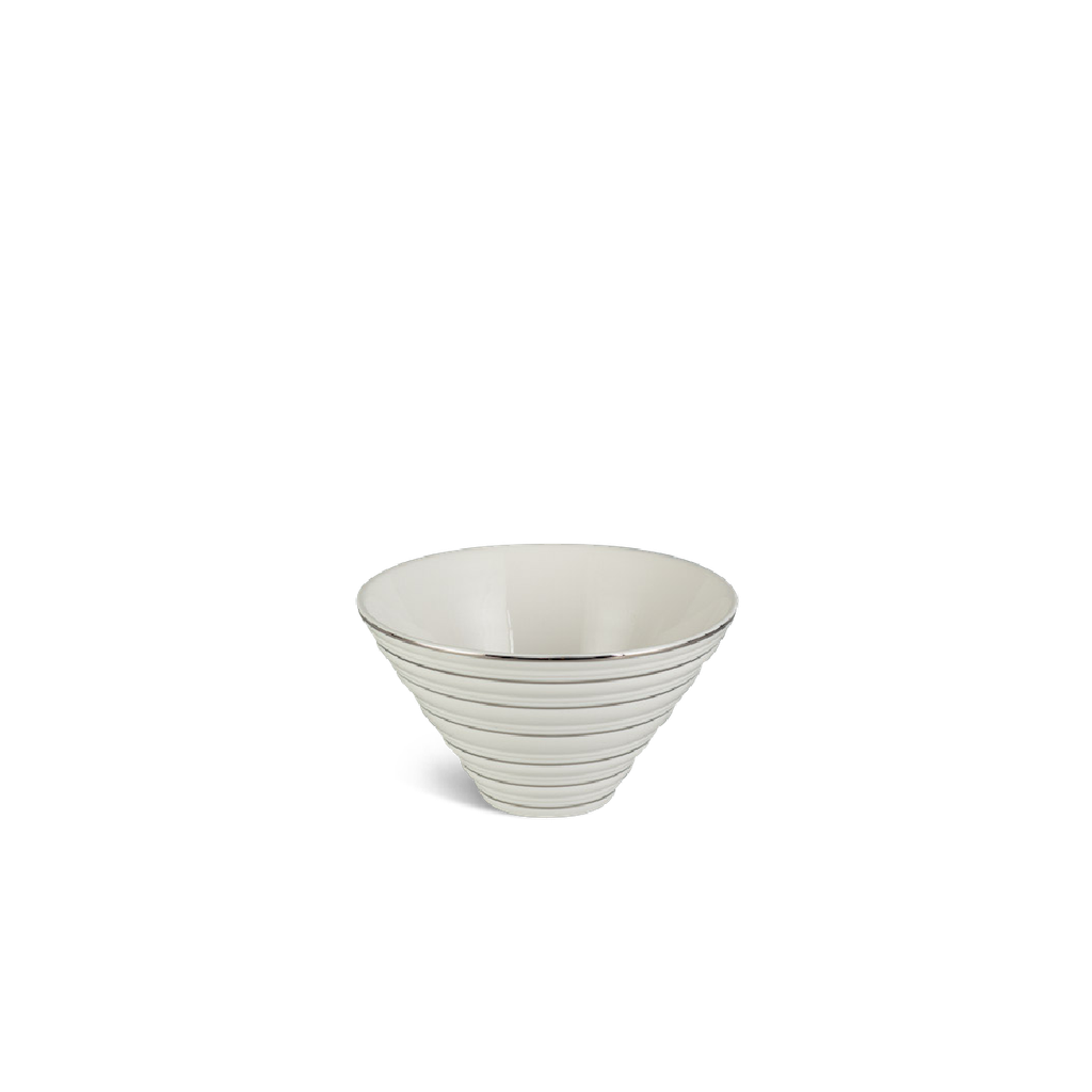 Tô con sò 15 x 14.3 cm - Ngọc Biển IFP - Chỉ Bạch Kim