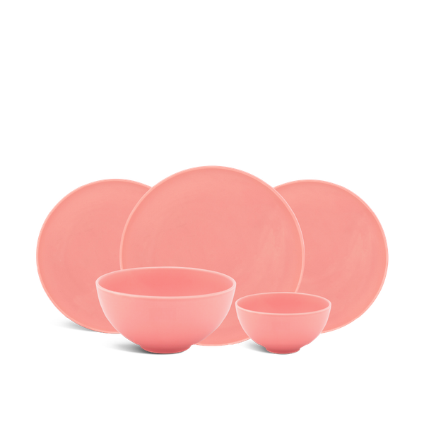 Bộ đồ ăn 17 sản phẩm - Timeless - Màu Hồng 2