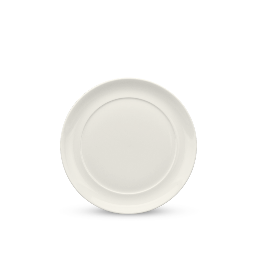 Dĩa tròn lòng phẳng 25 cm - Anh Vũ - Trắng Ngà