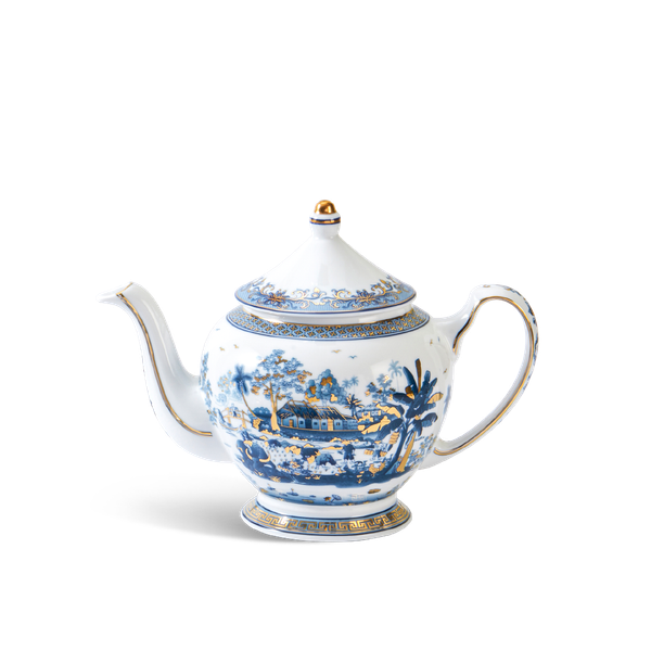 Bình trà + nắp - Hoàng Cung - Hồn Quê Vàng