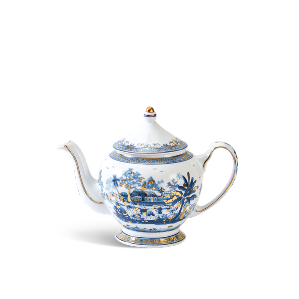 Bình trà + nắp - Hoàng Cung - Hồn Việt vàng