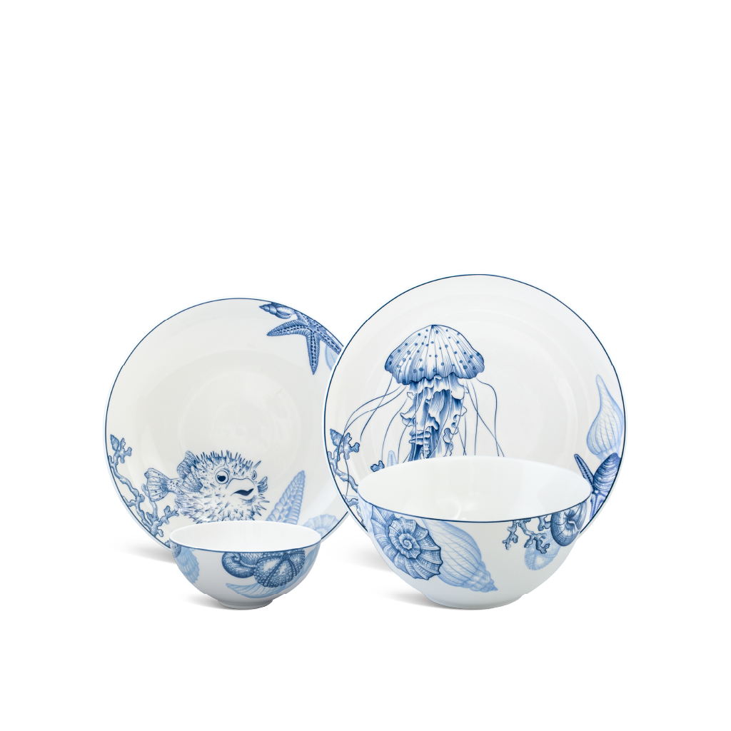 Bộ đồ ăn 09 sản phẩm - Timeless - Đại Dương