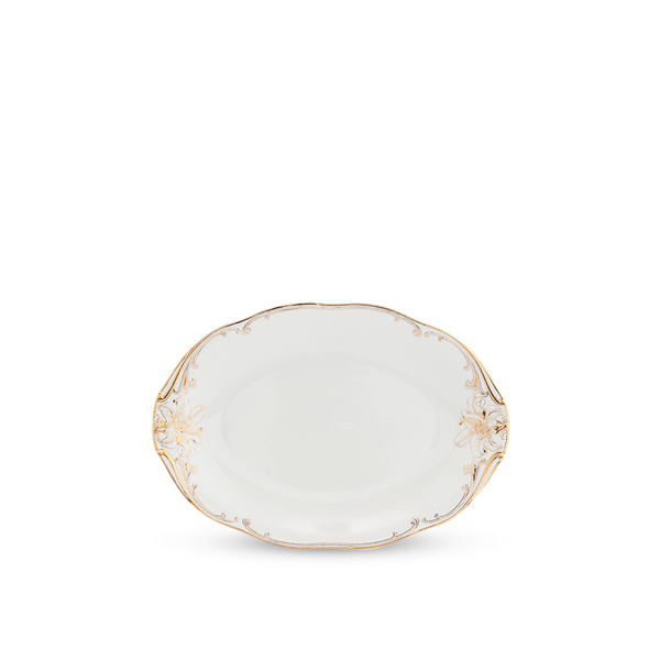 Dĩa oval - Đài Các IFP - Trang trí hoa