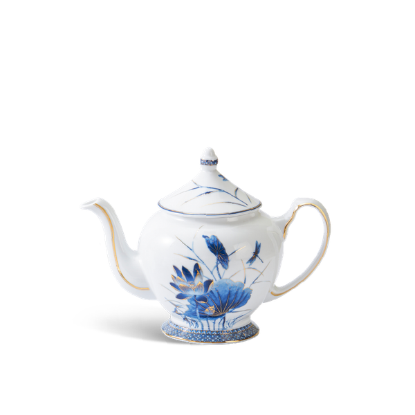 Bình trà + nắp - Hoàng Cung - Sen Vàng