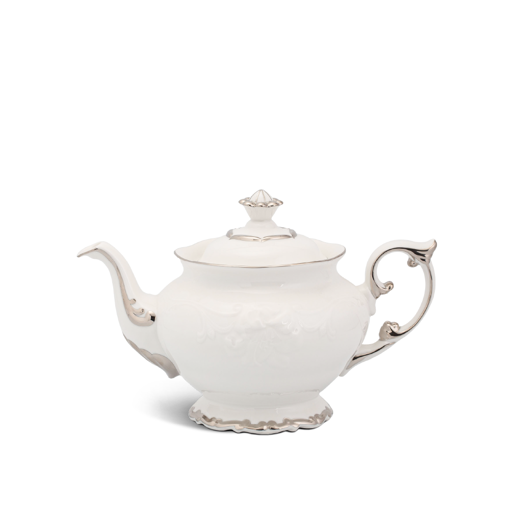 Bình trà + nắp - Đài Các IFP - Chỉ Bạch Kim