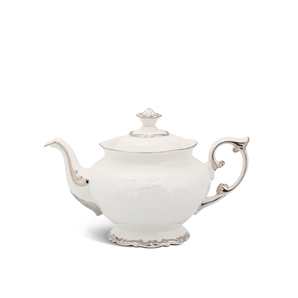 Bình trà + nắp - Đài Các IFP - Chỉ Bạch Kim