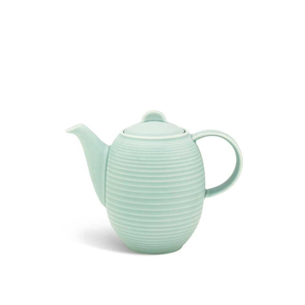 Bình trà cao + nắp - Cordon - Men Ngọc Sương Mờ