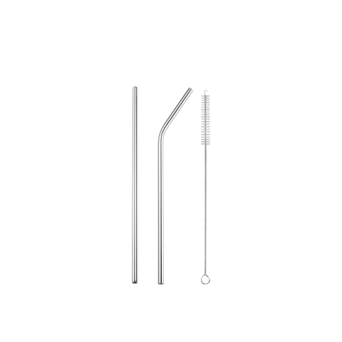  Bộ Ống hút inox ( ống thẳng - ống cong - cây cọ rửa ) 