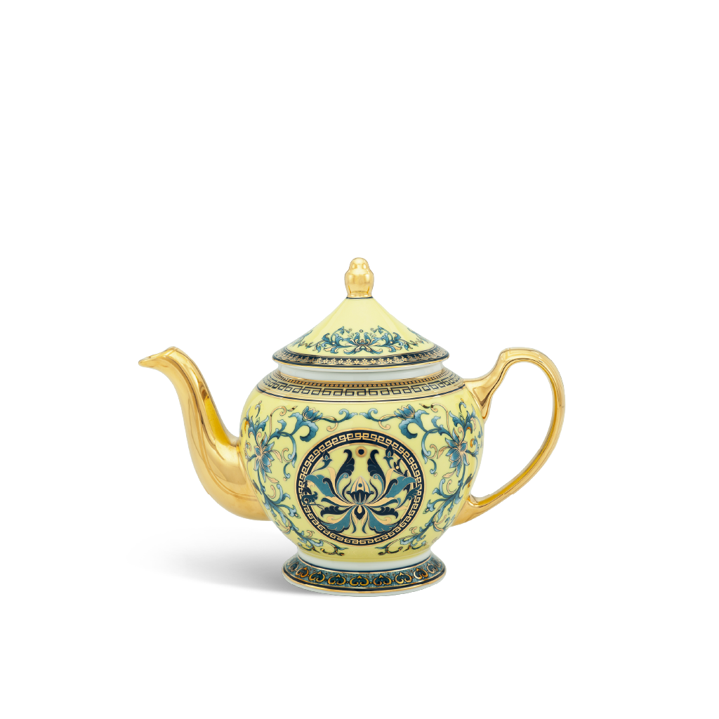 Bình trà + nắp - Hoàng Cung - Hoàng Liên