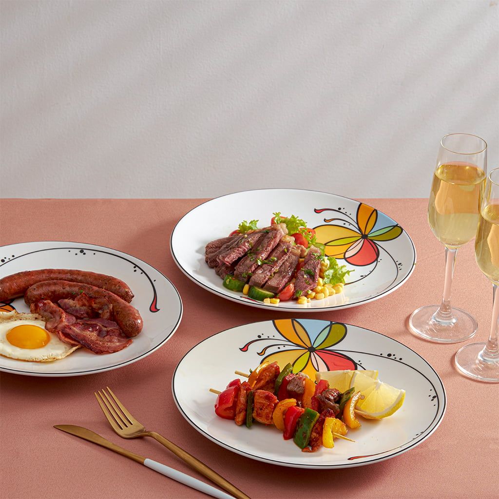 Bộ đồ ăn 10 người 36 sản phẩm - Daisy - Bóng Bay