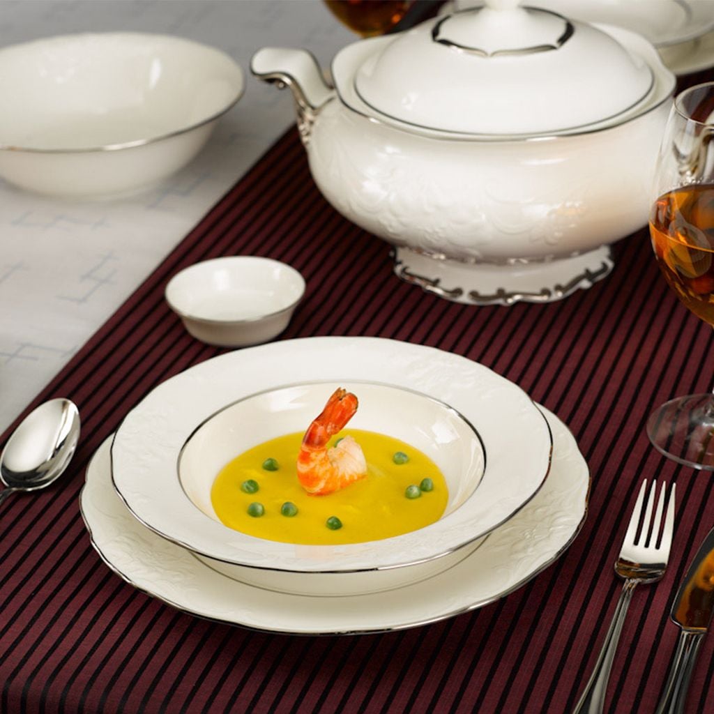 Bộ đồ ăn 6 người 32 sản phẩm - Đài Các IFP - Chỉ Vàng