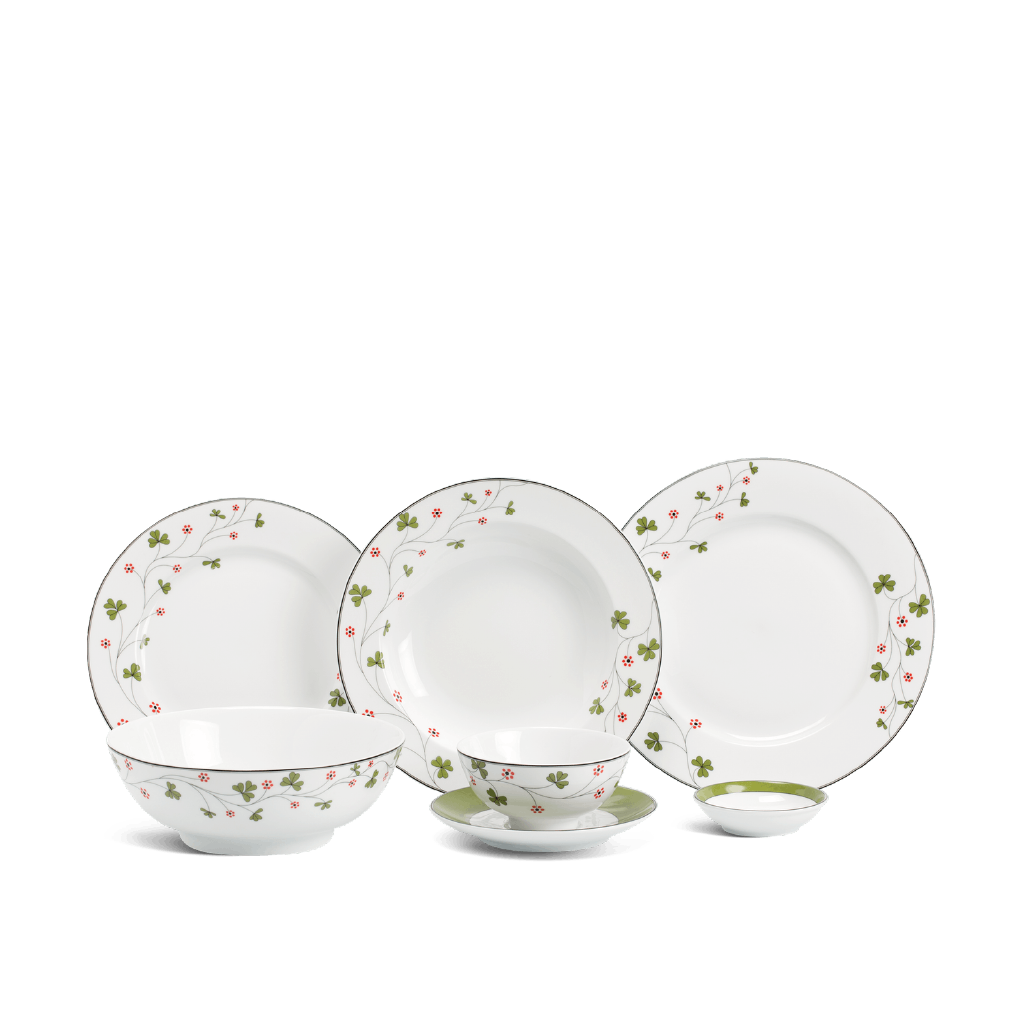 Bộ đồ ăn 36 sản phẩm - Jasmine - Hoa May Mắn