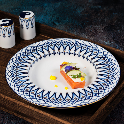  Bộ đồ ăn Gastroline Đồng Tâm Xanh Dương 