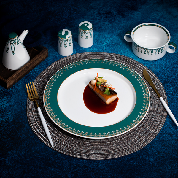 Bộ đồ ăn Gastroline Đồng Tâm Xanh Lá