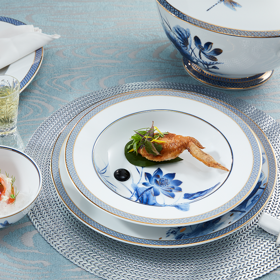 Bộ đồ ăn Hoàng Cung Sen Vàng