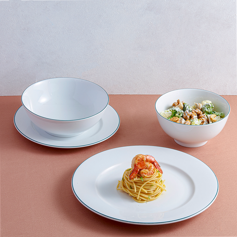  Bộ đồ ăn Jasmine Chỉ Xanh Lá 