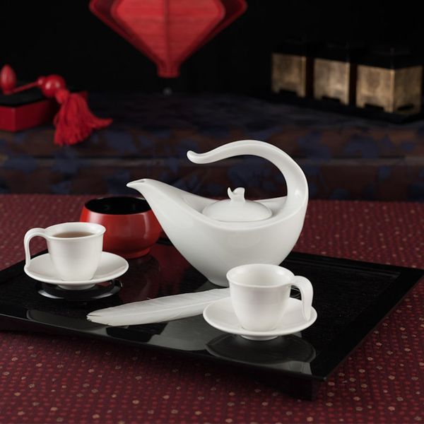 Bộ trà Anh Vũ IFP Trắng Ngà