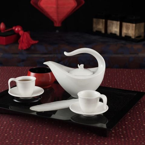  Bộ trà Anh Vũ IFP Trắng Ngà 