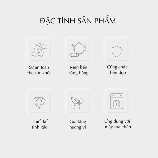 Bộ trà 0.65 L - Daisy - Cỏ Tím