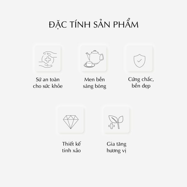 Bộ trà - Hoàng Cung - Thiên Hương