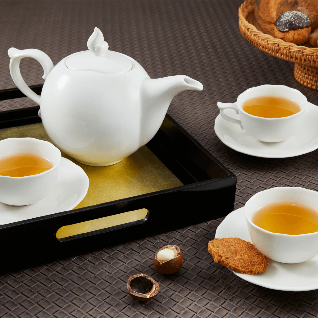 Bộ trà Mẫu Đơn Trắng