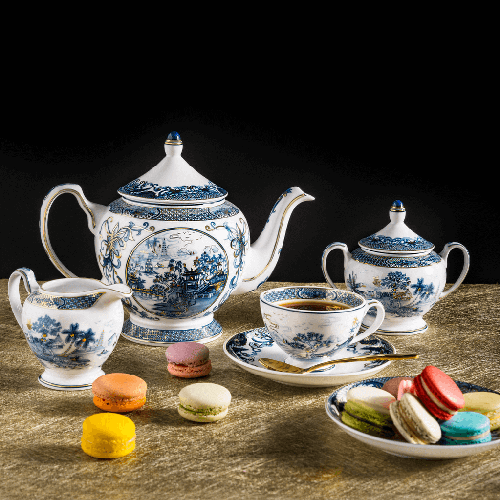 Bộ trà Hoàng Cung Hồn Quê Vàng