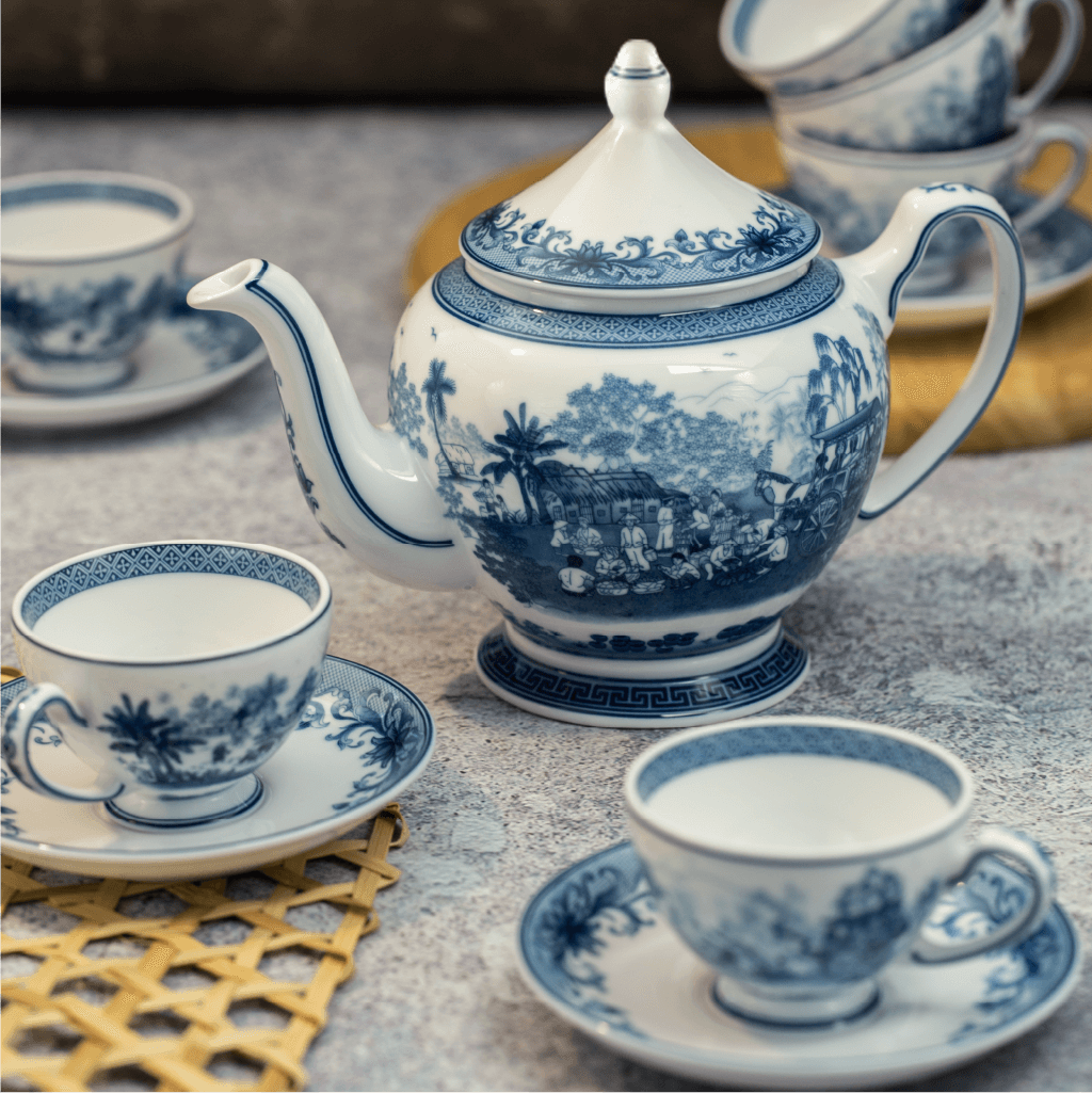 Bộ trà Hoàng Cung Hồn Quê