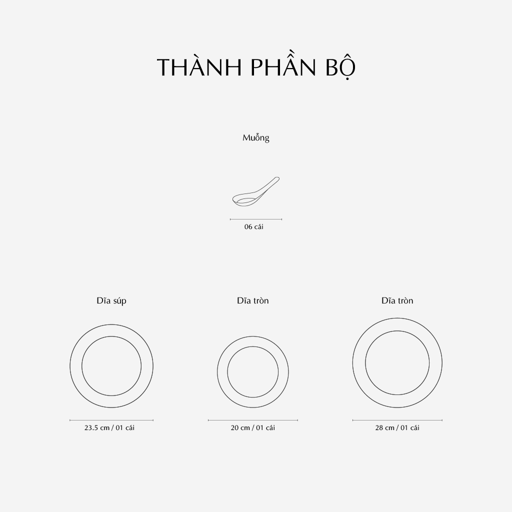 [GT] Bộ đồ ăn 9 sản phẩm - Tulip IFP - Awakening