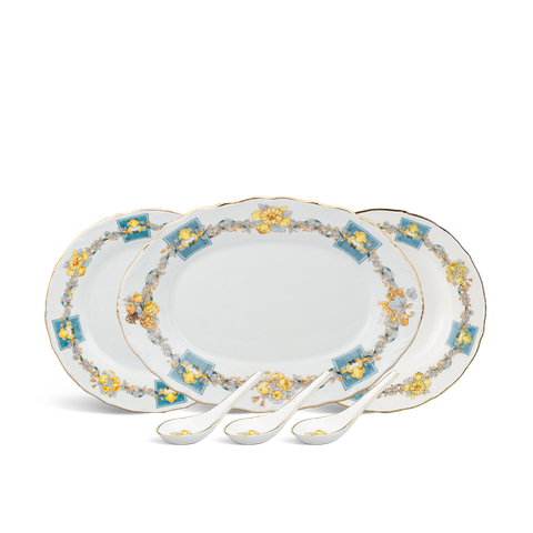  [GT] Bộ đồ ăn 6 sản phẩm - Jasmine IFP - Bốn Mùa 