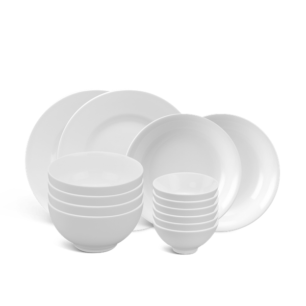 [GT] Bộ đồ ăn 14 sản phẩm - Camellia IFP - Trắng Ngà