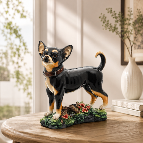  Chó Chihuahua màu đen 