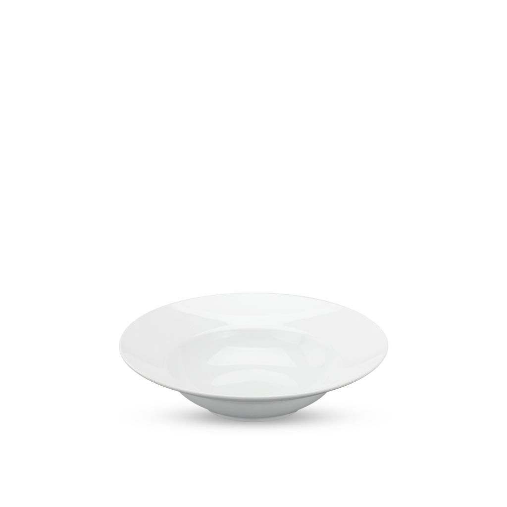 Dĩa vành sâu 27 cm - Jasmine - Trắng