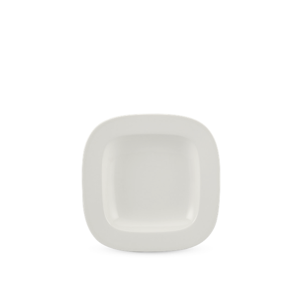Dĩa súp vuông 23 cm - Vuông Lys - Trắng Ngà