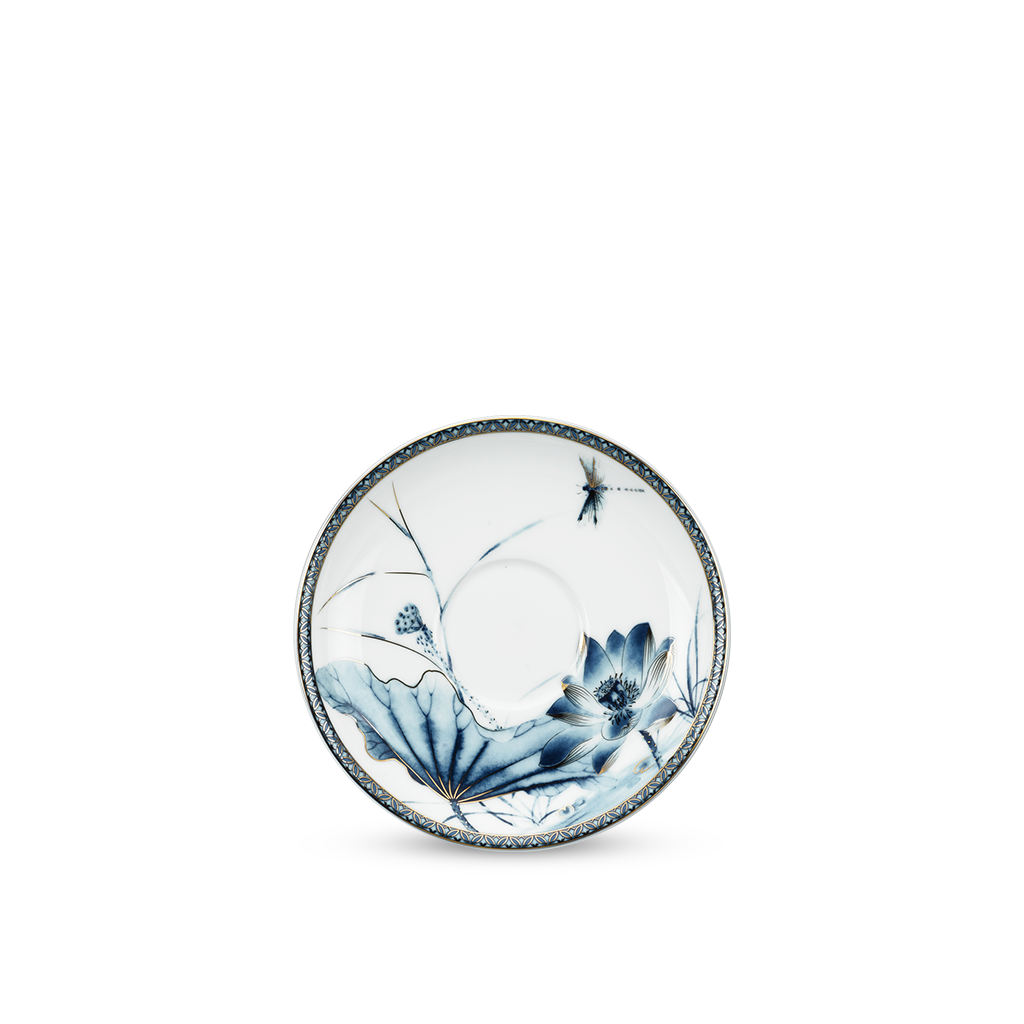 Dĩa lót 13 cm - Hoàng Cung - Sen Vàng