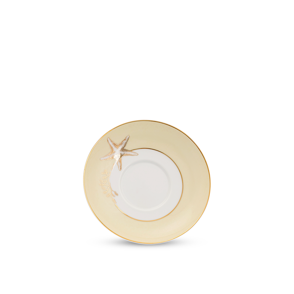 Dĩa lót chén - camellia - hương biển kem