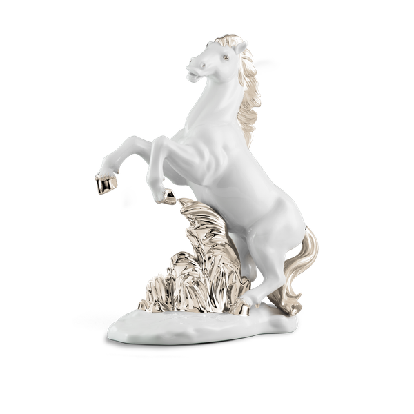 Ngựa Chiến Thắng 32 cm - Trang trí Bạch Kim