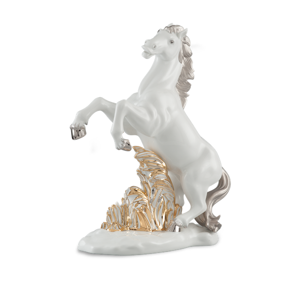 Ngựa Chiến Thắng	- Tượng - Trang trí Vàng - BK