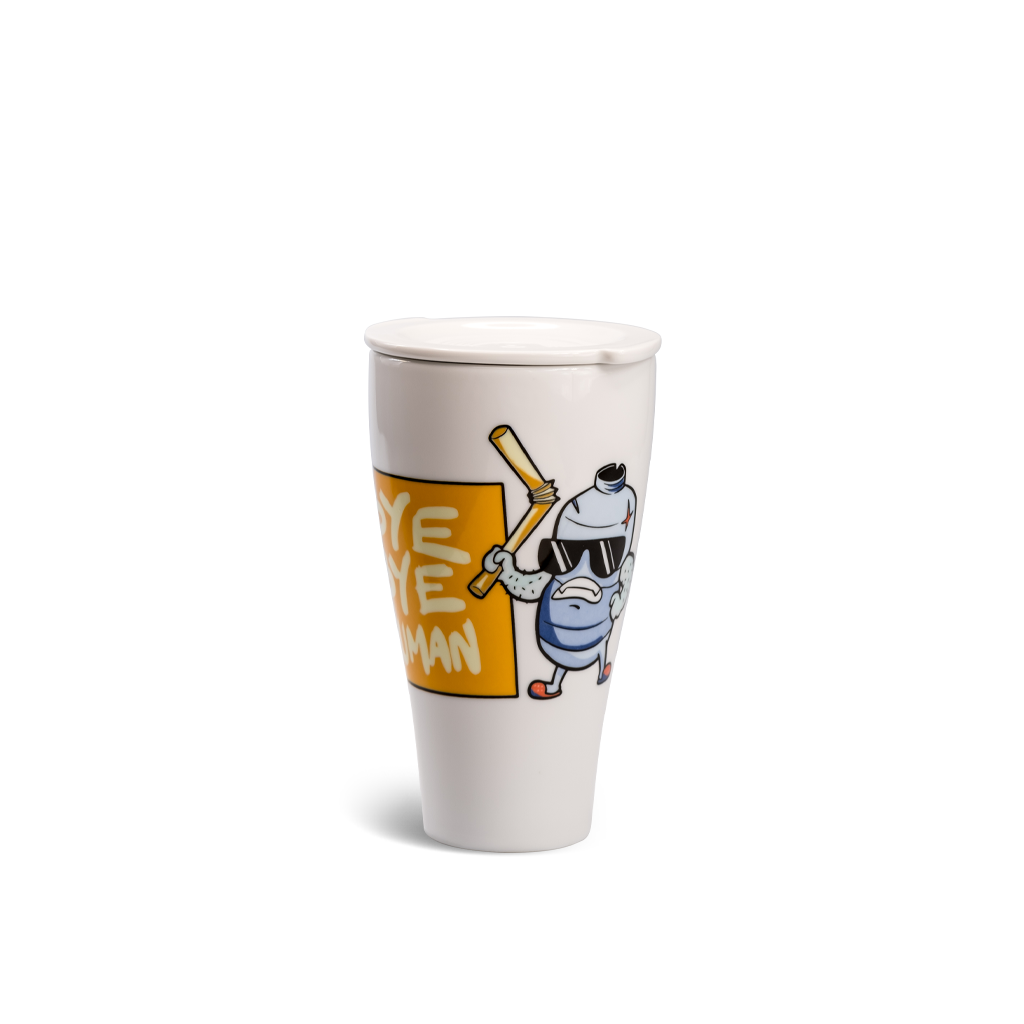 [GT] Ly sứ dưỡng sinh 0.48 L (K2) + Nắp -  Dưỡng Sinh - Bye Bye Human