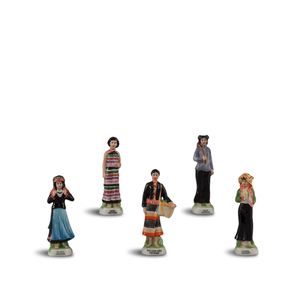 [GT] Sắc tộc 5 cm (bộ 09 - 5 hình) - Minh Long - Lưu Niệm