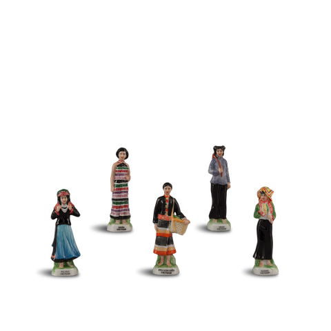  [GT] Sắc tộc 5 cm (bộ 09 - 5 hình) - Minh Long - Lưu Niệm 