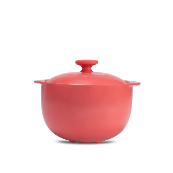 Nồi dưỡng sinh Vesta (Nồi tròn cao) 1.2 L + nắp (CK) - Màu Đỏ 2