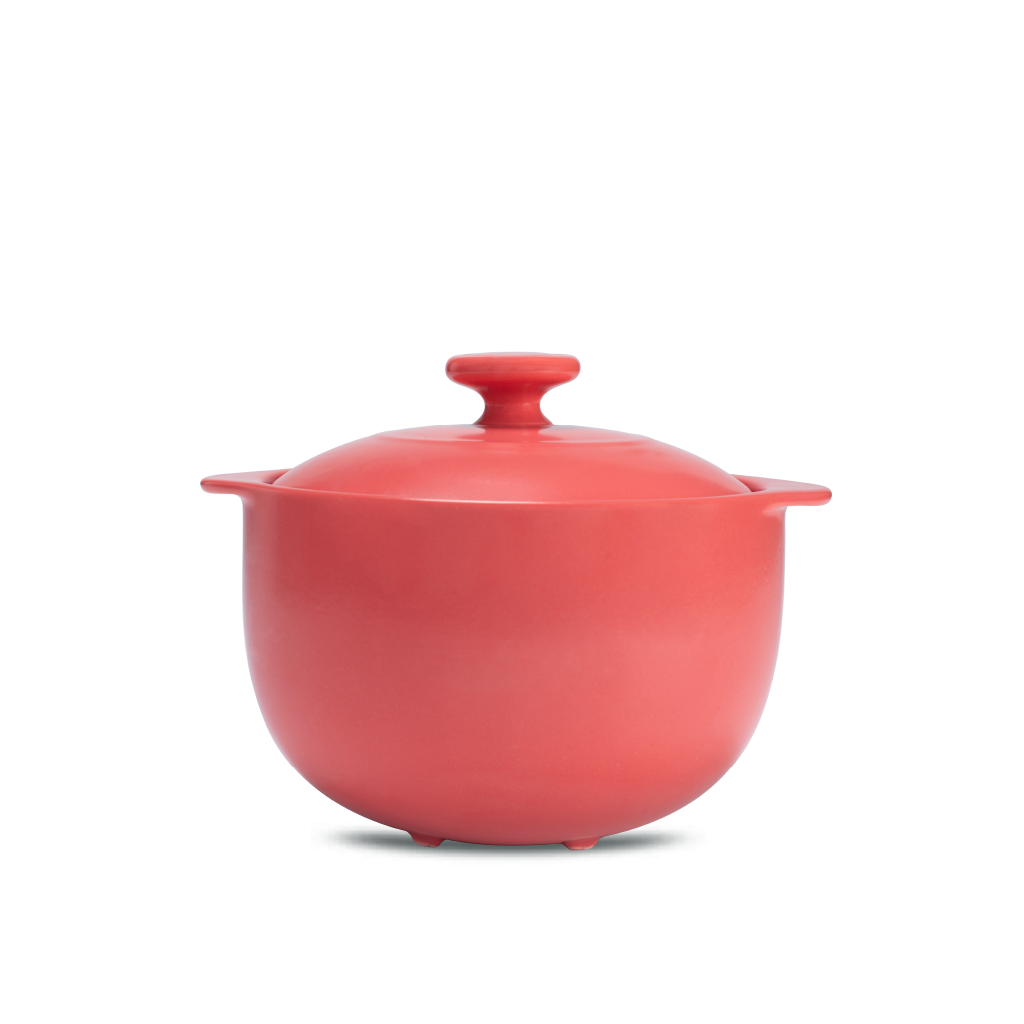 Nồi dưỡng sinh Vesta (Nồi tròn cao) 1.2 L + nắp (CK) - Màu Đỏ 2